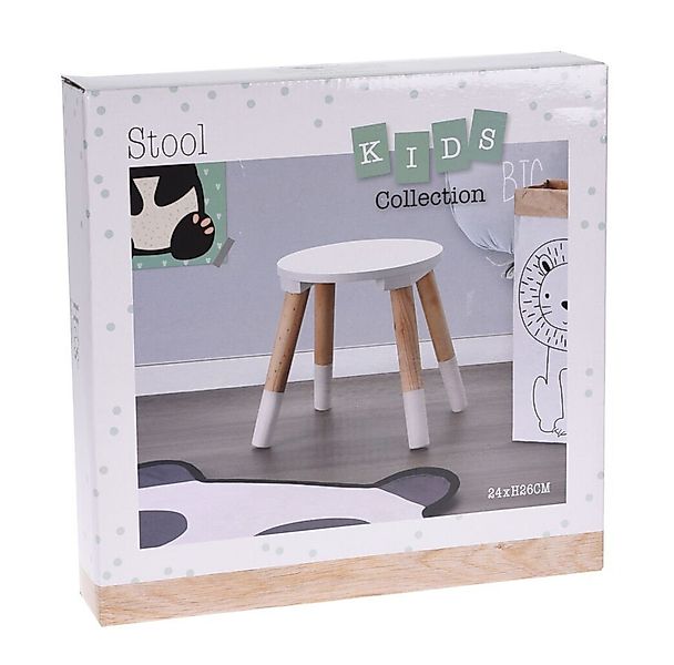 Spetebo Kinderhocker Kinder Hocker weiß / günstig online kaufen