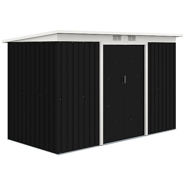 Outsunny Gerätehaus Gartenhaus mit Schiebetür, Fenster, günstig online kaufen