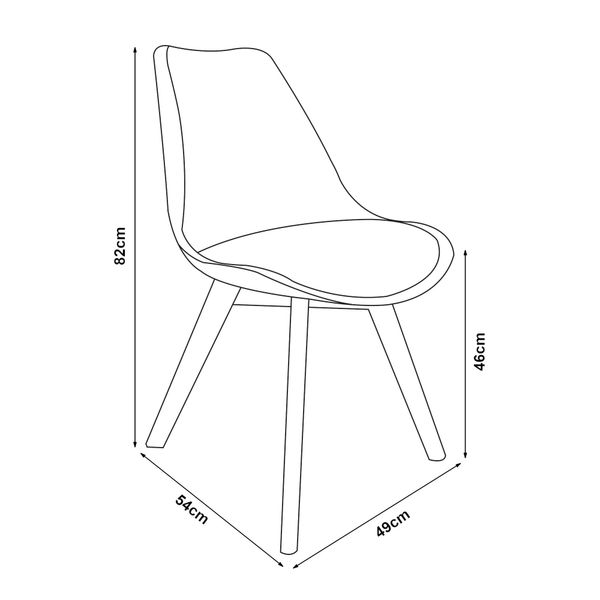 en.casa Esszimmerstuhl (Set, 4 St), »Fläten« günstig online kaufen