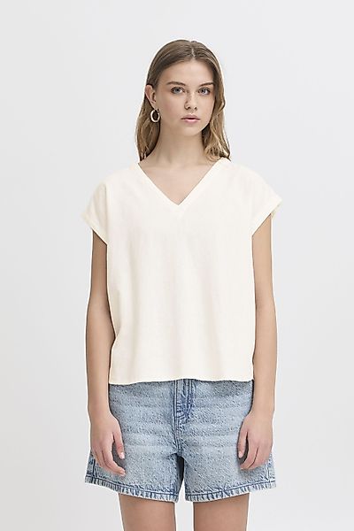 Ichi V-Shirt IHLINNO Zeitlose Kurzarmbluse günstig online kaufen