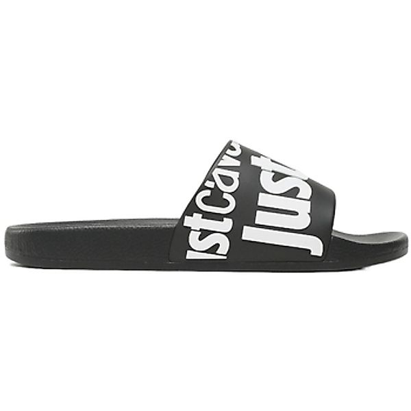 Roberto Cavalli  Pantoffeln 76QA3SZ1  L01-BLACK + WHITE 76QA3SZ1 günstig online kaufen