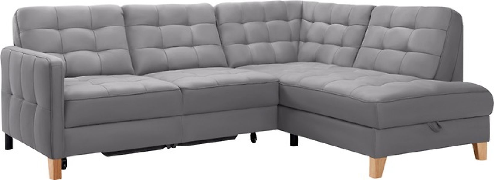 exxpo - sofa fashion Ecksofa »Elio, kompakt & bequem, zeitloses Design, Bre günstig online kaufen