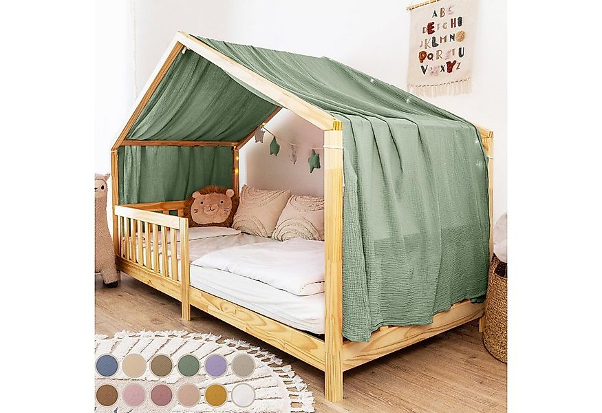 lilimaus Betthimmel Hausbetthimmel aus Musselin - Hausbett Deko für Mädchen günstig online kaufen