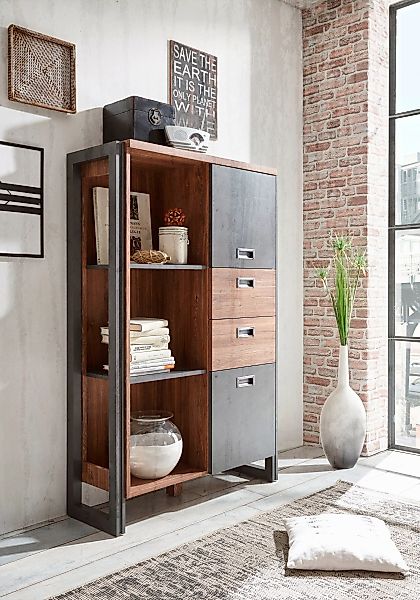 Home affaire Highboard "Detroit", Höhe 140 ca. cm günstig online kaufen