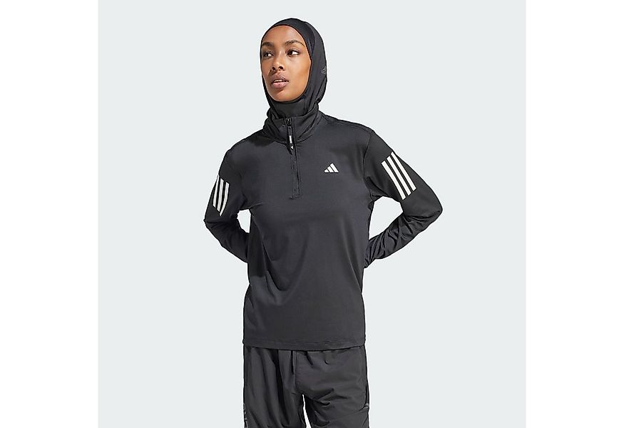 adidas Performance Laufshirt OWN THE RUN HALF-ZIP OBERTEIL (1-tlg) günstig online kaufen