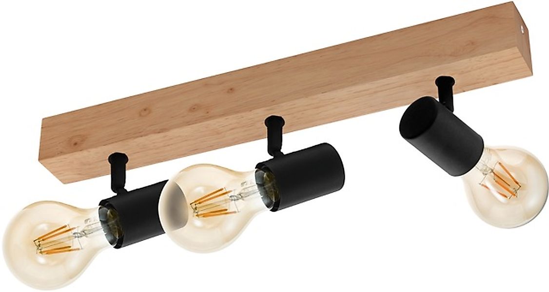 EGLO Deckenspot »TOWNSHEND 3«, 3 flammig, Leuchtmittel E27   Leuchtmittel w günstig online kaufen