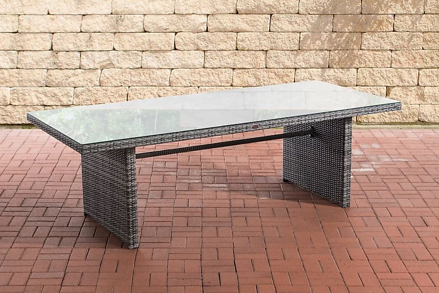 Tisch Avignon 220 cm grau-meliert günstig online kaufen