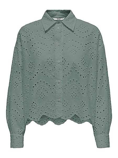 ONLY Blusenshirt lockeres Muschelsaum ONLVALAIS L/S günstig online kaufen