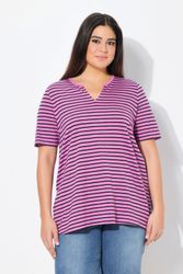 Ulla Popken Longshirt Longshirt Ringel A-Linie günstig online kaufen