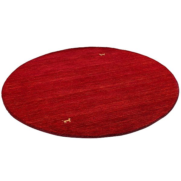 Pergamon Natur Teppich Indo Nepal Gabbeh Shiva Rot 120cm Rund günstig online kaufen