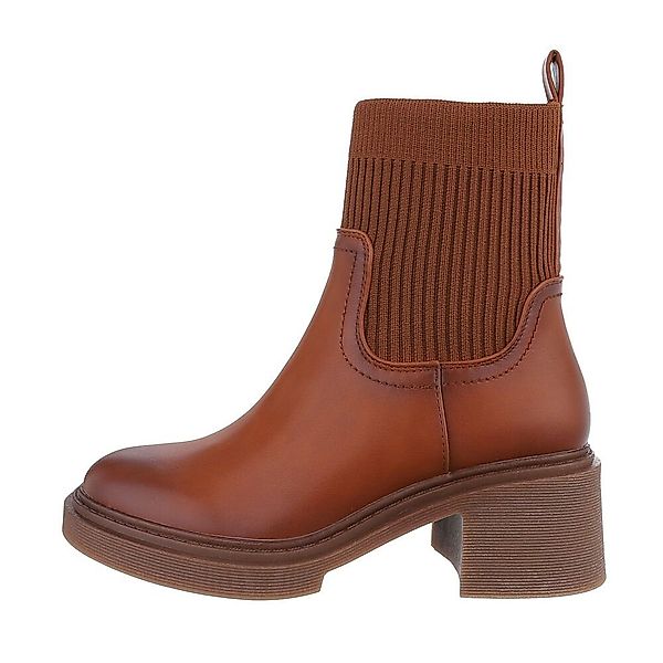 Ital-Design Damen Chelsea Freizeit Plateaustiefelette (84906835) günstig online kaufen