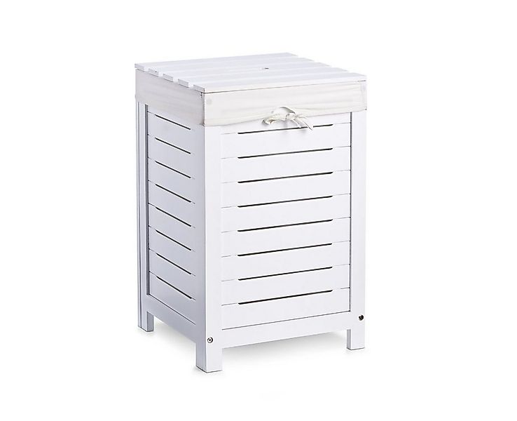 Zeller Present Wäschekorb Wäschetruhe, weiß lackiert, 35 x 35 x 55 cm günstig online kaufen