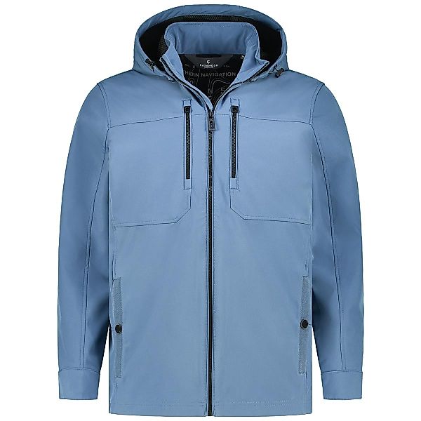CASA MODA Softshell-Funktionsjacke, winddicht Farbe jeansblau Größe: 6XL günstig online kaufen