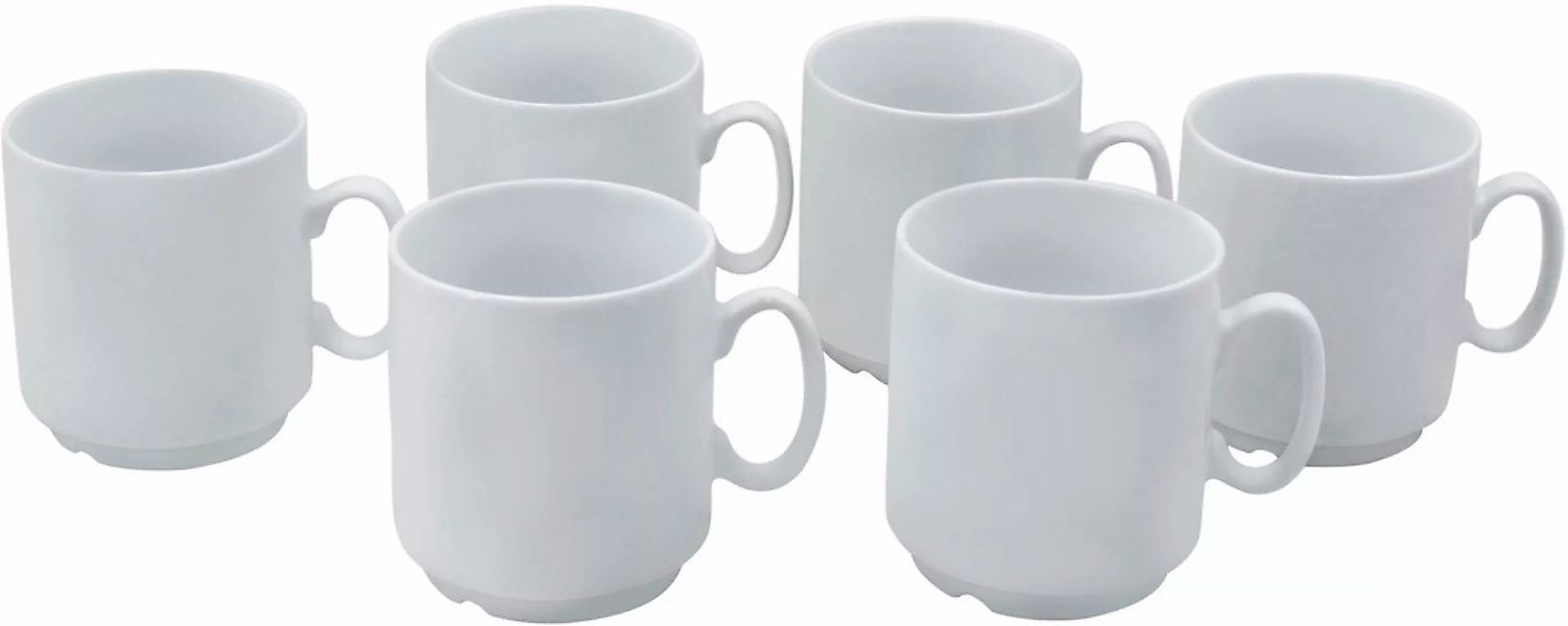 Retsch Arzberg Becher »ROBERT«, (Set, 6 tlg., 6teilig), stapelbar, platzspa günstig online kaufen