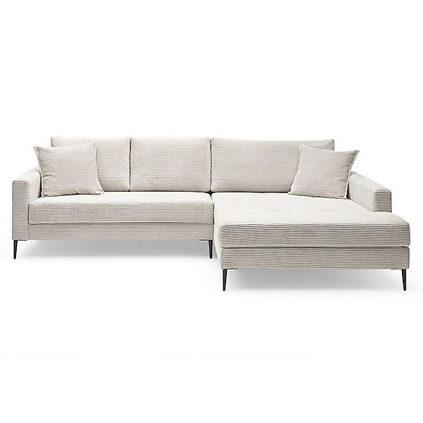 Liadomo Ecksofa Hilary, Cordbezug, verschiedene Farben, günstig online kaufen