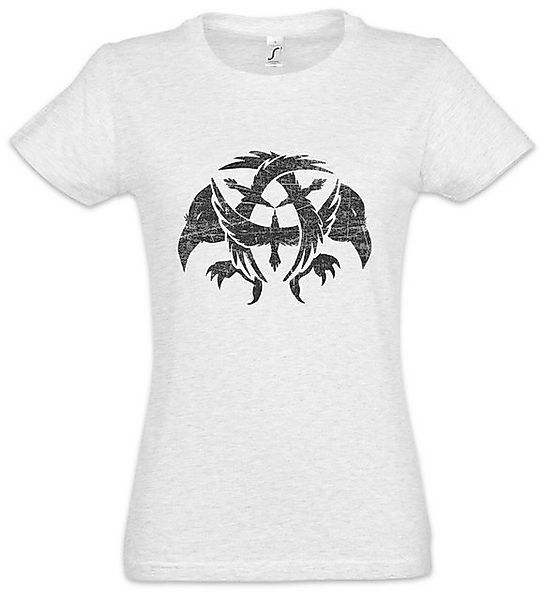 Urban Backwoods Print-Shirt Ravens Damen T-Shirt Raben Hugin Munin Asgard R günstig online kaufen