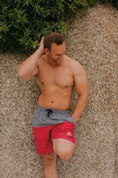 GUGGEN Mountain Badehose Badehose Herren Beachshorts günstig online kaufen