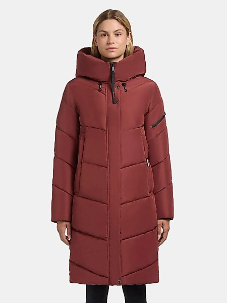 khujo Steppmantel "Jange-YM", Warmer Wintermantel mit magnetischen Details günstig online kaufen