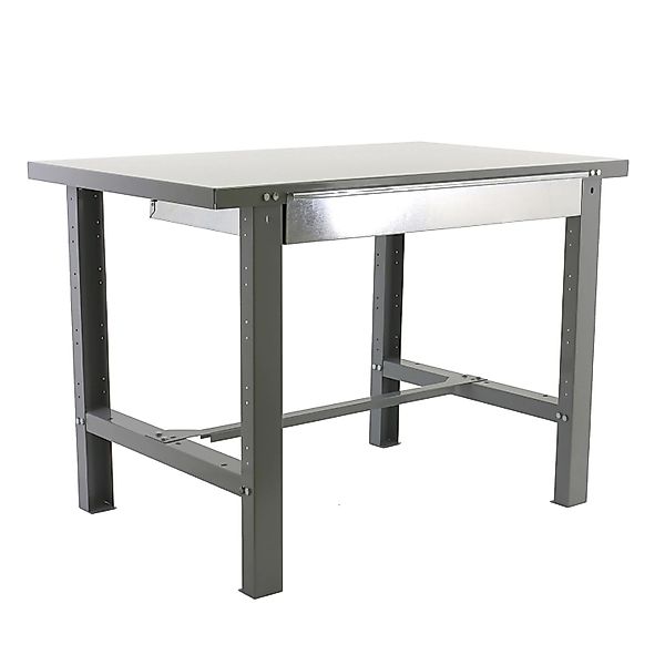 PROREGAL Werkbank Buffalo Metal mit Schublade HxBxT 83 x 180 x 73 cm Tragla günstig online kaufen