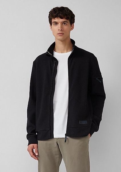 s.Oliver Sweatjacke Sweatshirt Jacke Melierte Sweatjacke mit Ärmeltasche günstig online kaufen