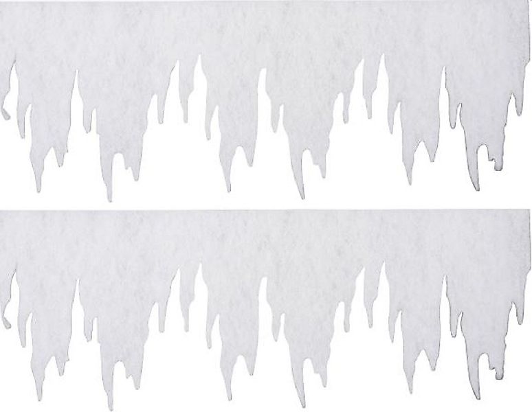 Erwin Hennecken GmbH Fensterdekoration Winterdeko Eiszapfen-Girlande. 2 Stü günstig online kaufen