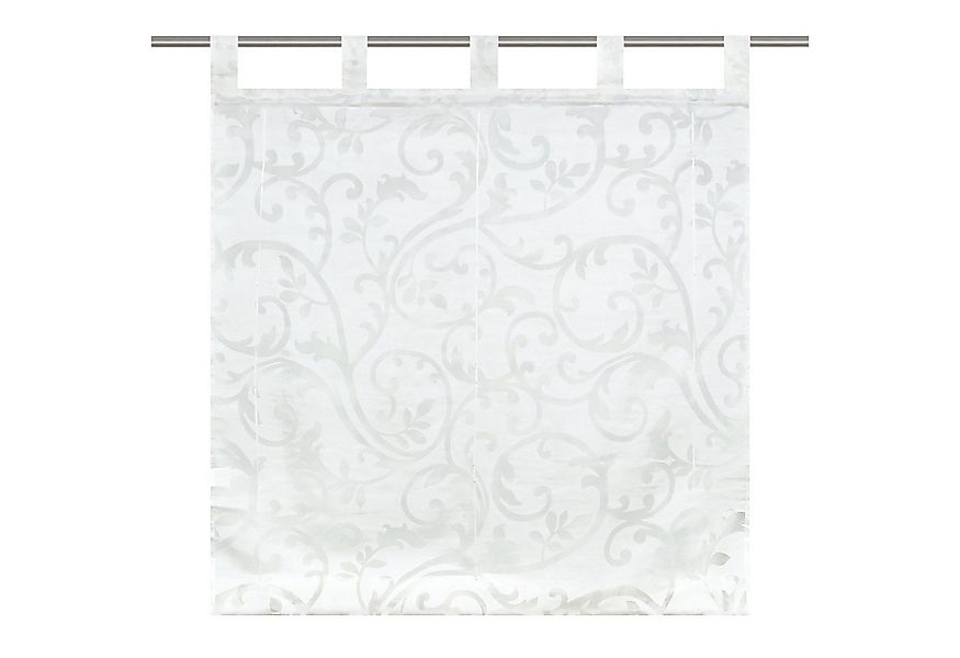 Joyswahl Raffrollo Rankenmuster des Ausbrenner, mit Schlaufen, Gardinenstan günstig online kaufen