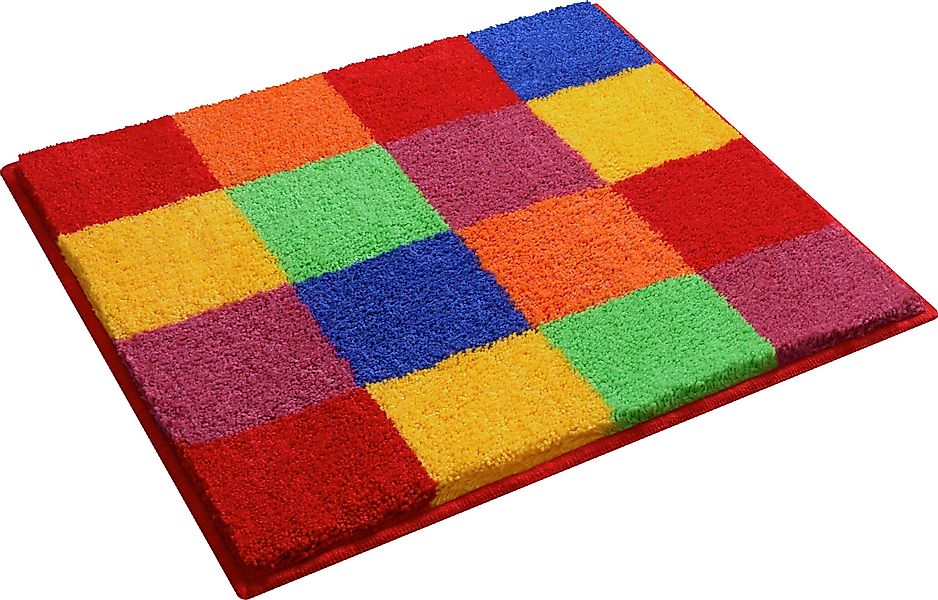 Grund Badematte »Mosaik, Badvorleger, Badezimmer Teppich, sehr weich«, ruts günstig online kaufen