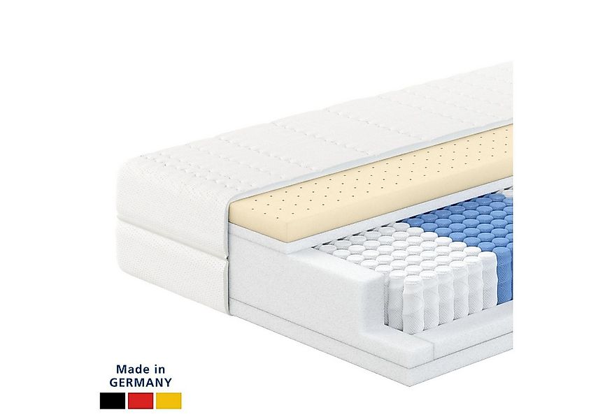 Taschenfederkernmatratze 1000 Federn, 7-Zonen Federkernmatratze, Langlebige günstig online kaufen