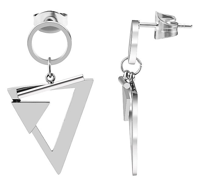 AKZENT Ohrring-Set Jenessa Ohrstecker Ohrringe Edelstahl silber Damen wasse günstig online kaufen