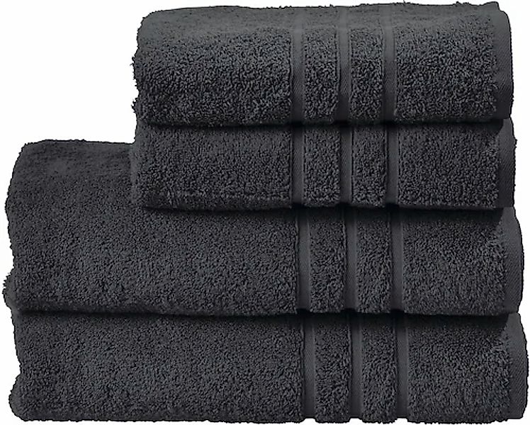 done.® Handtuch Set »Daily Uni« 2x Handtücher (50x100 cm) & 2 Duschtücher(7 günstig online kaufen