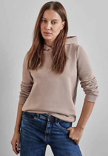 STREET ONE Hoodie, mit Tunnelzug am Saum günstig online kaufen