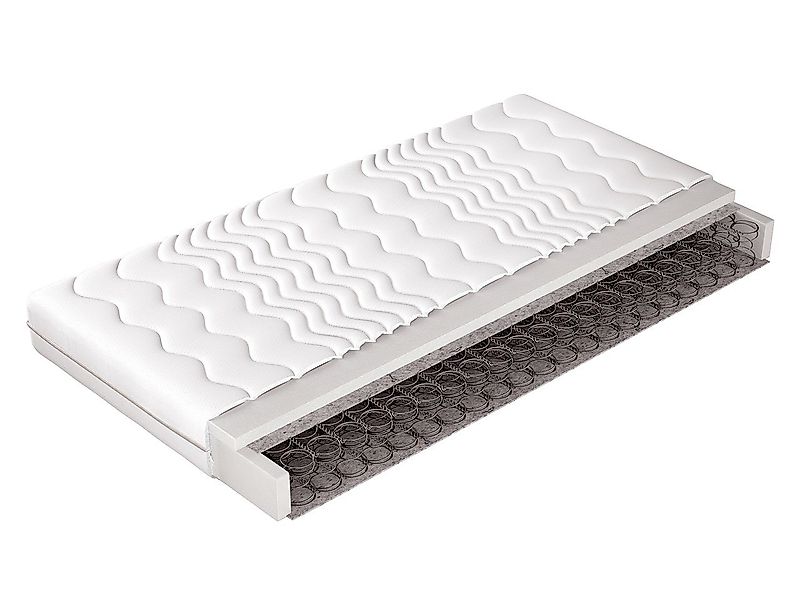 Bonnellfederkernmatratze Leno, MIRJAN24, 15 cm hoch, (Bonellfederkern), Ein günstig online kaufen