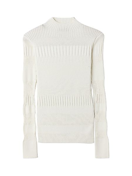 GOBI Cashmere Stehkragenpullover Hochgeschlossener Rippenpullover aus günstig online kaufen