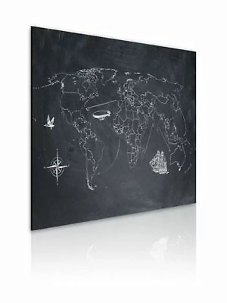 artgeist Wandbild Weltreise grau/weiß Gr. 60 x 40 günstig online kaufen