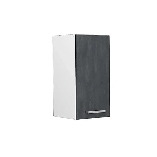 Vicco Hängeschrank R-Line Hängender Küchenschrank Schwarz Beton/Weiß 30 cm günstig online kaufen