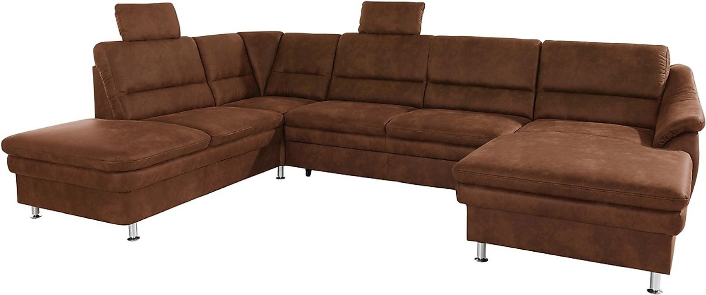 sit&more Wohnlandschaft »Cardoso U-Form« mit Federkern und Kopfstützen, mit günstig online kaufen