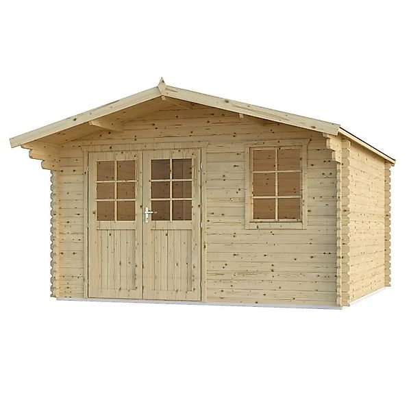 Finn Art Blockhaus Klassisches 40mm Gartenhaus Norwegen 16 mit 18mm Fußbode günstig online kaufen