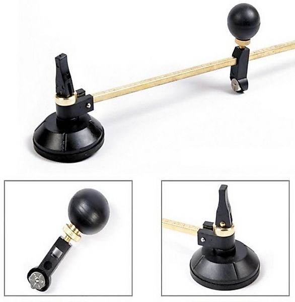 BAYLI Multitool Glasrundschneider Ø 65-400 mm für Glasstärke von 2-6 mm, Gl günstig online kaufen