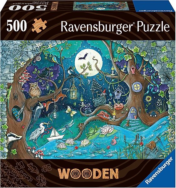 Ravensburger Puzzle Wooden, Fantasy Forest, 500 günstig online kaufen