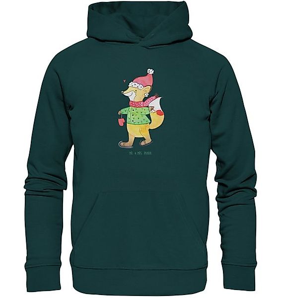 Mr. & Mrs. Panda Hoodie Größe S Fuchs Schlittschuhe - Mid Heather Green - G günstig online kaufen