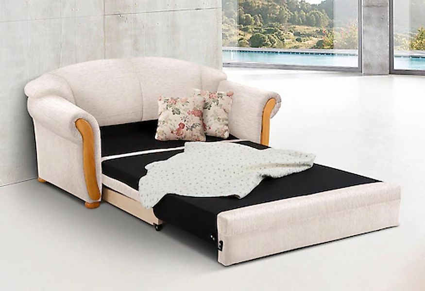 Home affaire 2-Sitzer »Milano, Schlafsofa im Landhaus-Stil, bequem, Liegefl günstig online kaufen