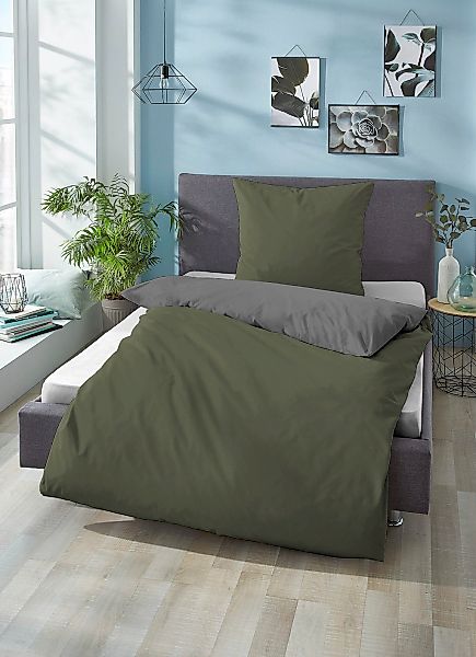 Biberna Wendebettwäsche "Alma in Gr. 135x200, 155x220 oder 200x200 cm" 3 St günstig online kaufen