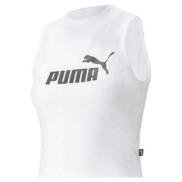 Puma Ess High Neck Ärmelloses T-shirt L Puma White günstig online kaufen