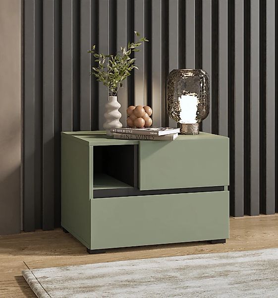 OTTO home Nachtkommode "Cross, moderner griffloser Nachtschrank" Nachttisch günstig online kaufen