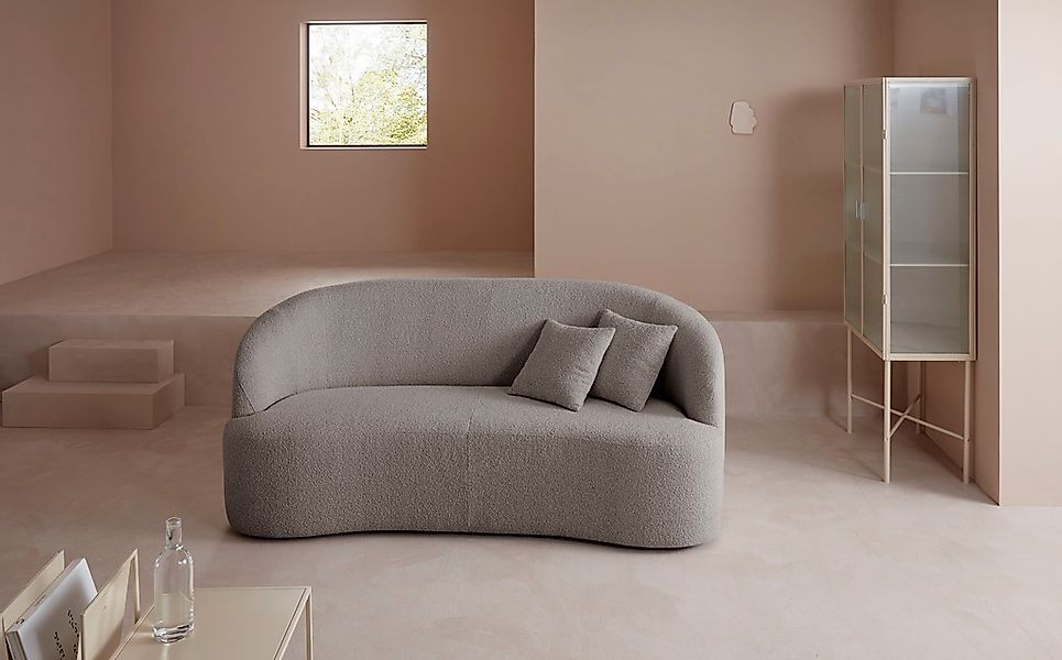 LeGer Home by Lena Gercke 3-Sitzer "Dilara", gerundete Rückenlehne und Fron günstig online kaufen