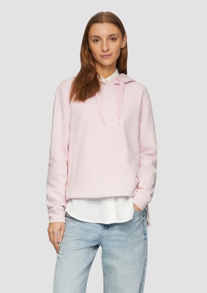s.Oliver Sweatshirt Sweatshirt Weiches Kapuzensweatshirt mit günstig online kaufen