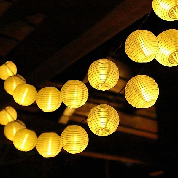 MUPOO LED-Lichterkette LED Laterne 3M 20LEDs günstig online kaufen