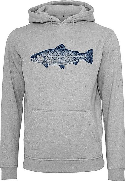 Baddery Kapuzenpullover Angler Hoodie: "Forelle" - Angelkleidung Angel Zube günstig online kaufen