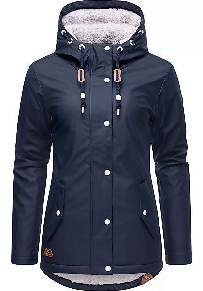 Ragwear Regenjacke "Marge", mit Kapuze, warm gefütterter Damen Winter Regen günstig online kaufen