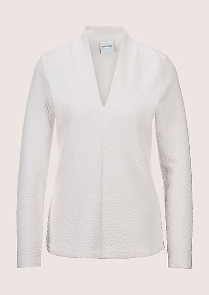 MADELEINE Kurzarmshirt "Langarmshirt Modernes Blusenshirt mit Struktur" günstig online kaufen